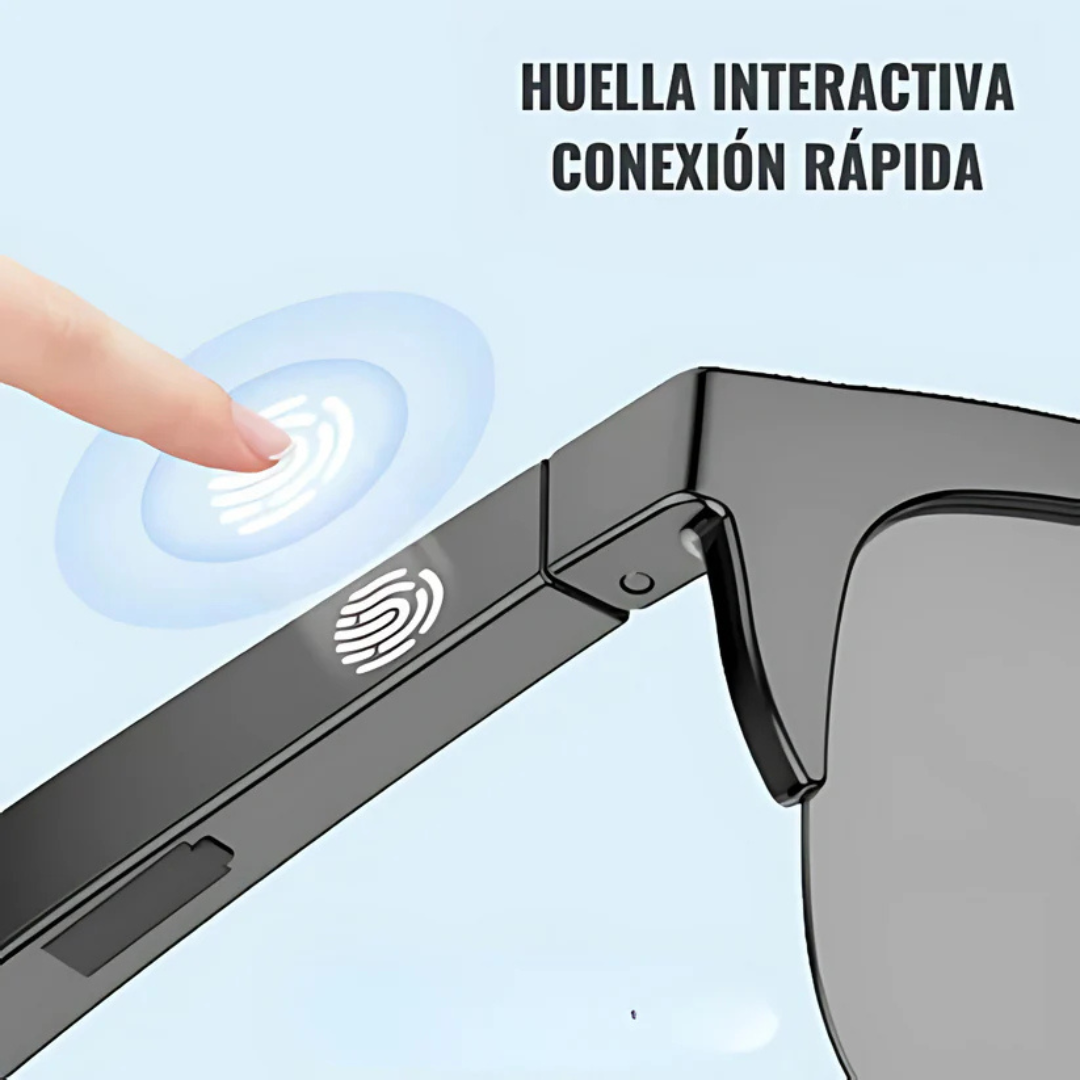 SmartVibe Gafas Inteligentes Bluetooth Micrófono